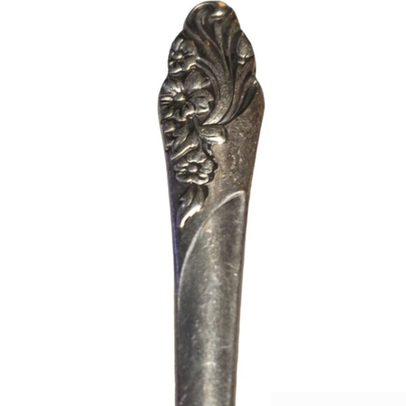 Oneida Community EVENING STAR Silverplated Serving Spoon - Picture 2 of 3